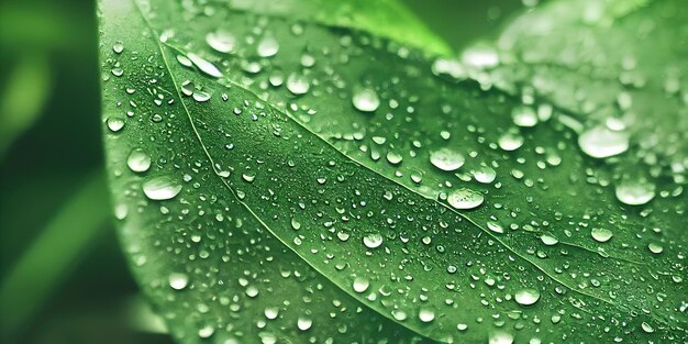 Fondo de hoja verde vista de cerca Naturaleza deja abstracto Textura espectacular