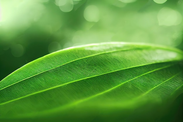 Fondo de hoja verde vista de cerca Naturaleza deja abstracto Textura espectacular