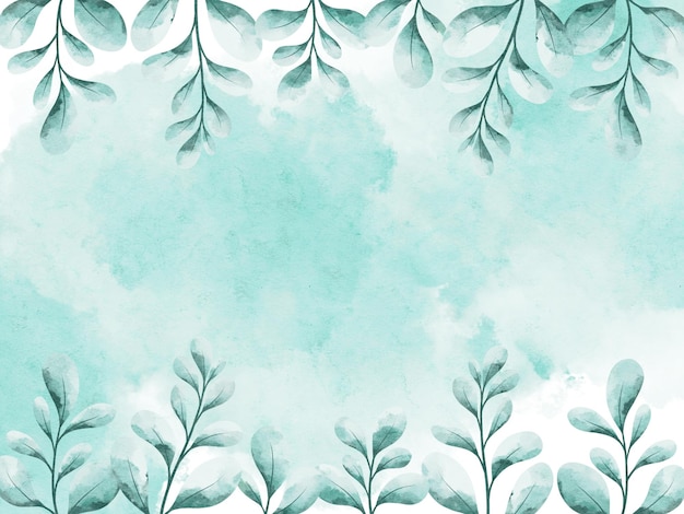 Fondo de la hoja verde