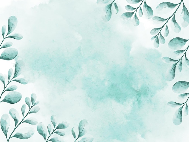 Fondo de la hoja verde