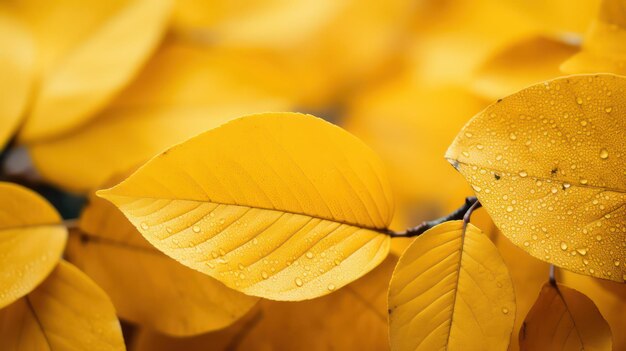 fondo de hojas amarillas