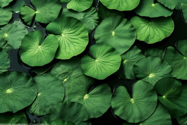 Fondo de hojas de loto loto semillas de loto ambiente relajante alta resolución de la más alta calidad