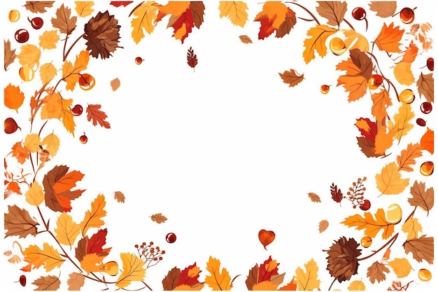 fondo de hojas de otoño