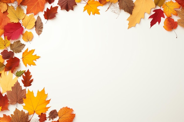 fondo de hojas de otoño