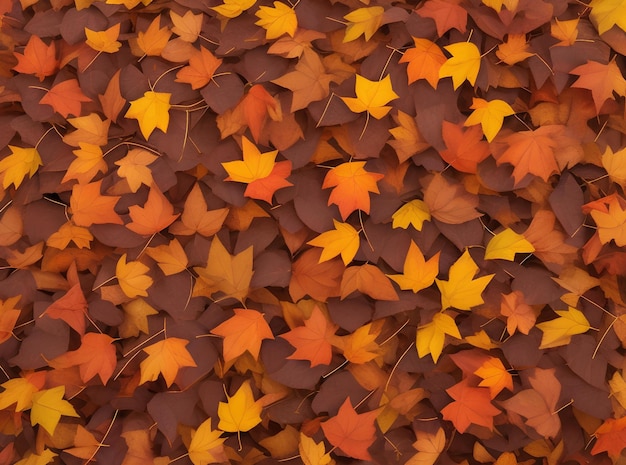 Fondo de hojas de otoño