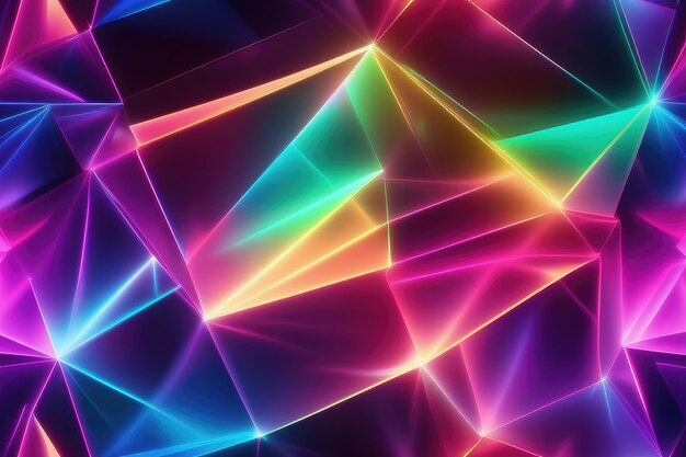 Foto fondo holográfico de textura abstractamente colorido