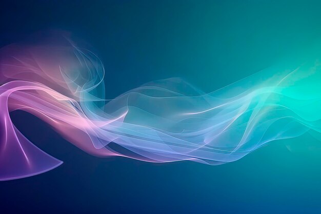 Un fondo de humo azul y rosa con un fondo azul.