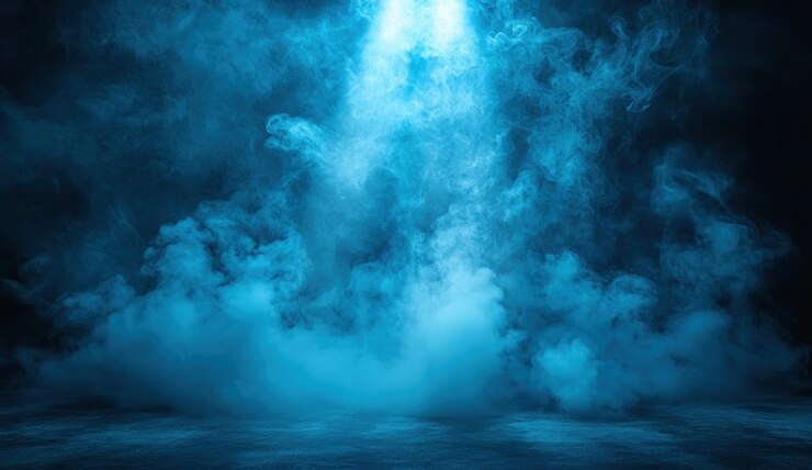 Fondo de humo azul