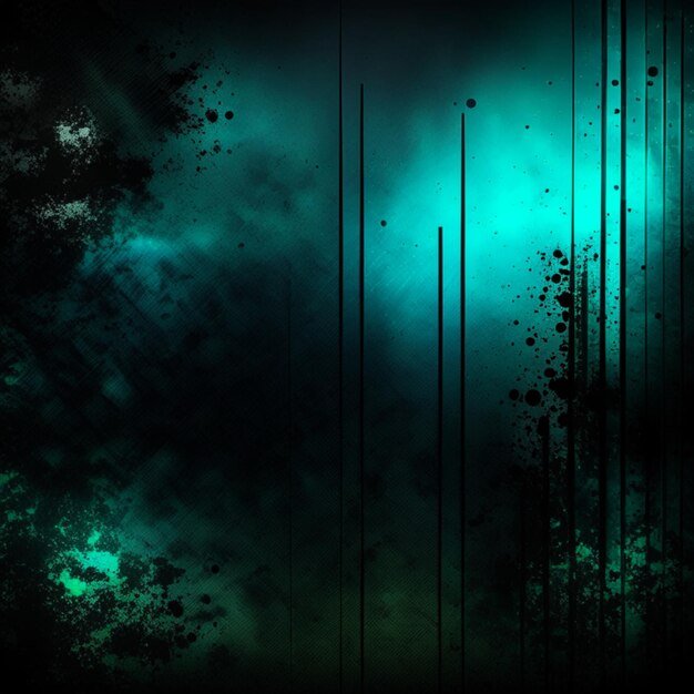 Foto el fondo de humo grunge verde oscuro y azul abstracto