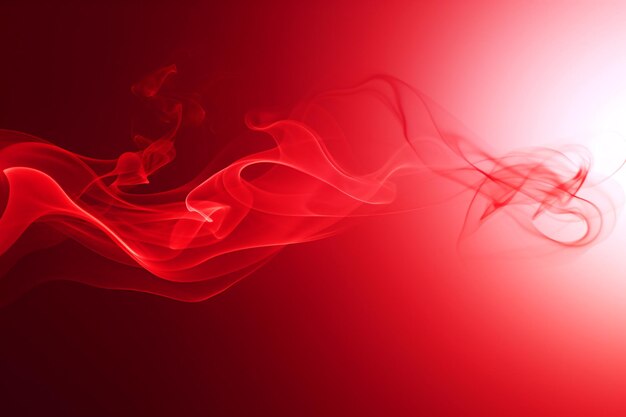 Foto fondo de humo rojo telón de fondo artístico abstracto tonos rojos vibrantes envueltos en un remolino de humo textura dinámica creatividad misterio intensidad energía o concepto de transformación