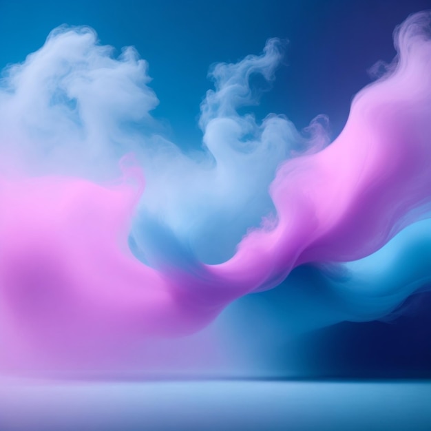 fondo de humo rosa y azul