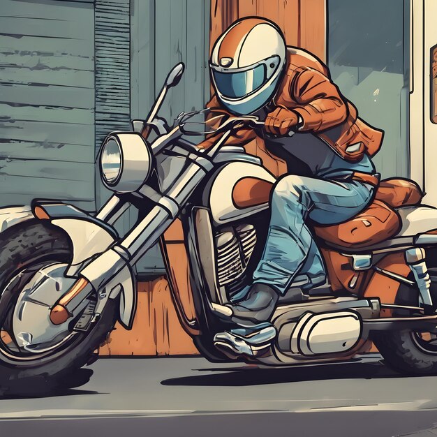 Foto fondo de icono de motocicleta muy genial