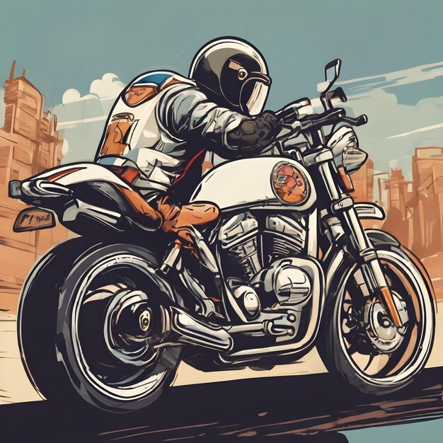 Foto fondo de icono de motocicleta muy genial