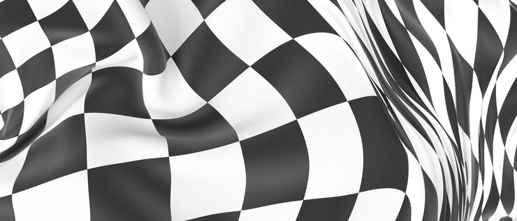 Foto fondo de la ilustración de la bandera en blanco y negro