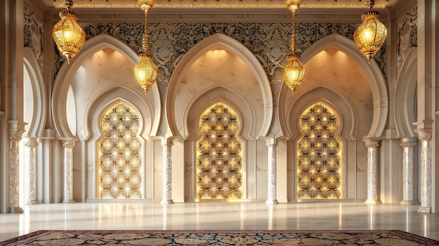 El fondo de una ilustración de Eid al fitr