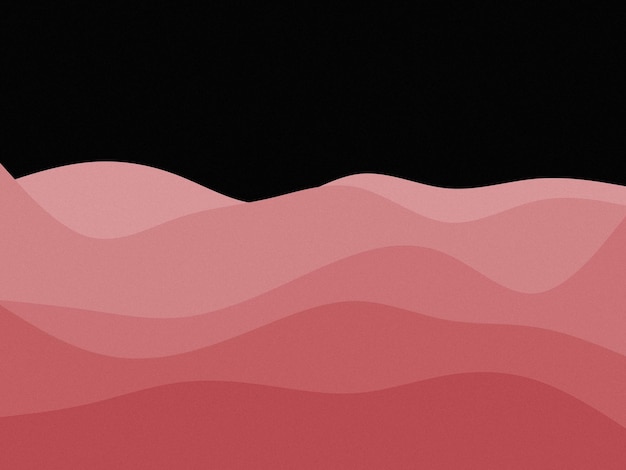 Fondo de ilustración de ondas rosa