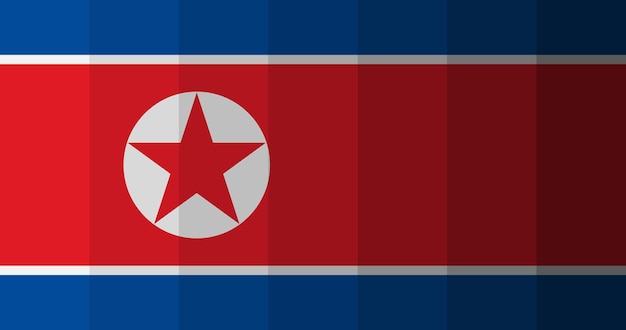 Fondo de imagen de bandera de corea del norte