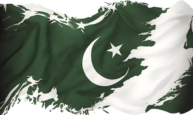 Fondo de imagen de bandera del día de la independencia de Pakistán