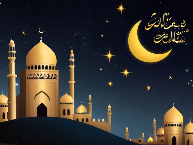 El fondo de la imagen de Eid al-Fitr