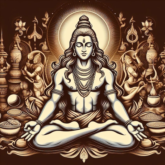 El fondo de la imagen de Mahadev Nataraja