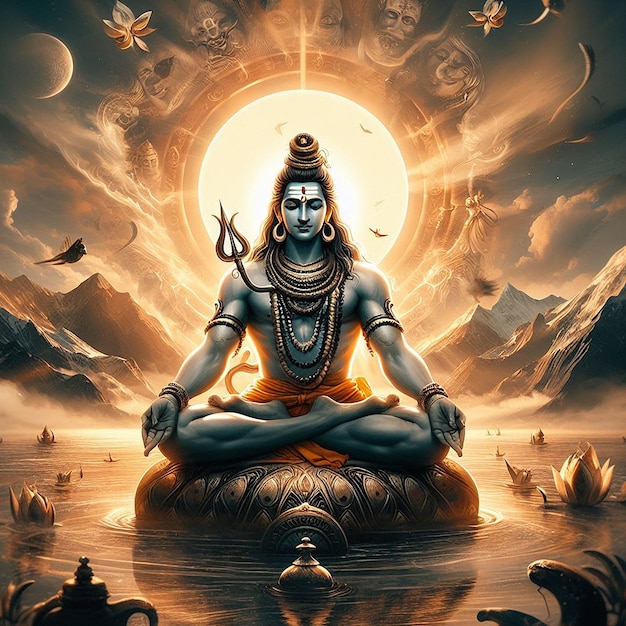 El fondo de la imagen de Mahadev.