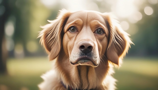 El fondo de la imagen de un perro hermoso