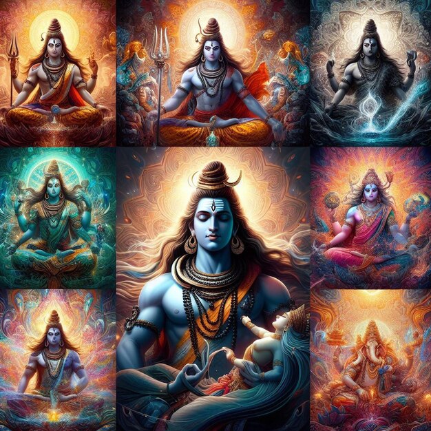 Foto el fondo de la imagen del señor mahadev mahadeva