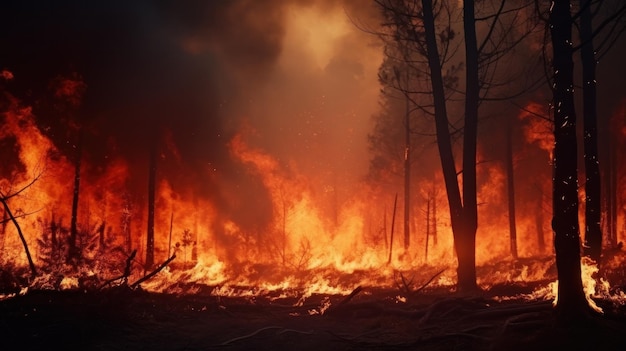 Fondo de los incendios forestales