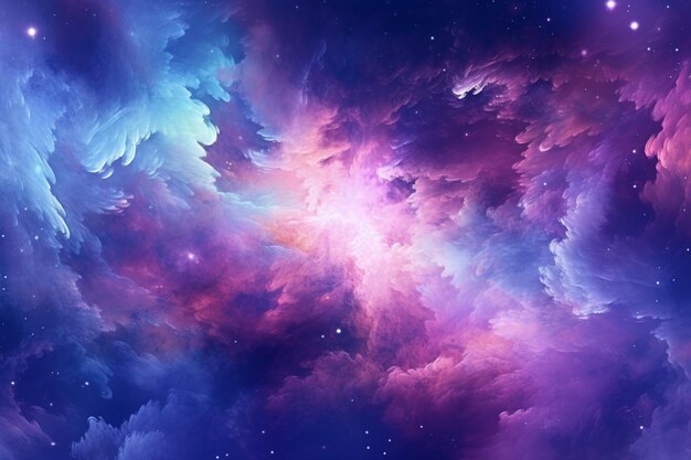 Un fondo inspirado en una galaxia rosa y púrpura