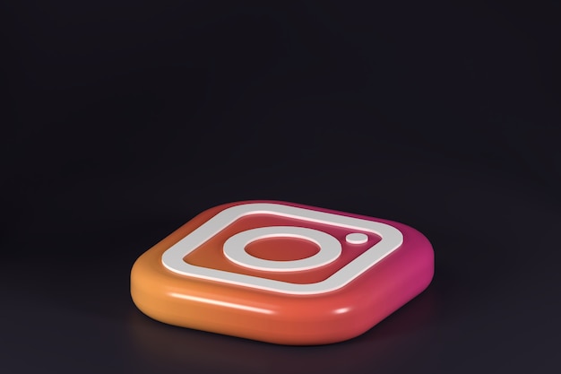 Fondo de instagram 3d para redes sociales