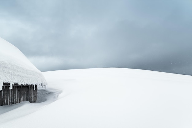 Fondo de invierno con lugar para texto