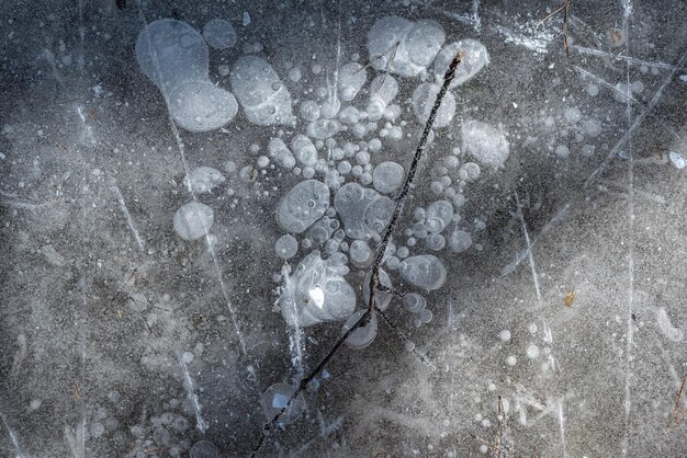 Fondo de invierno pista congelada azul hielo con textura