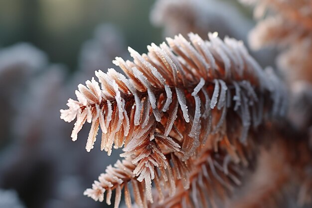 Foto fondo de invierno de primer plano de la naturaleza nevada