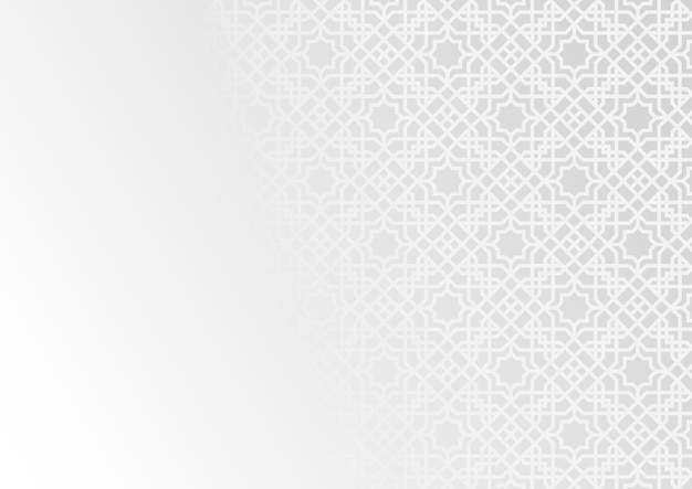 Fondo islámico gris árabe Mes sagrado musulmán Ramadán Kareem Banner de papel pintado de la mezquita
