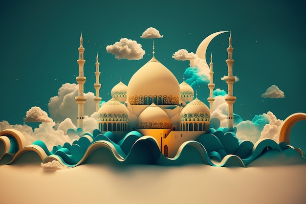 Fondo islámico de ramadan kareem