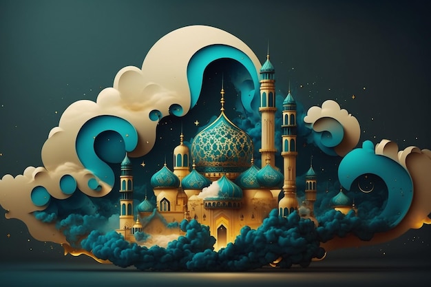 Fondo islámico de ramadan kareem