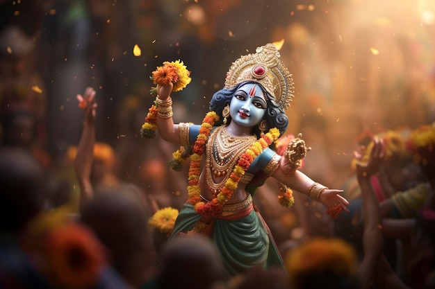 Fondo de Janmashtami