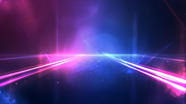 Fondo de juego abstracto con luz rosa azul Traje para competiciones de esport y juegos