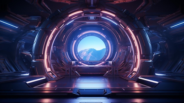 Fondo del juego Sci Fi Space Environments