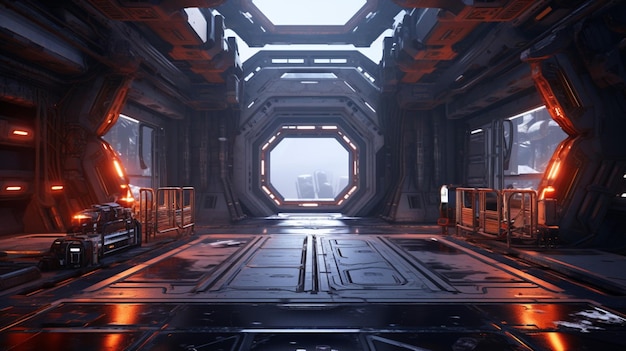 Fondo del juego Sci Fi Space Environments