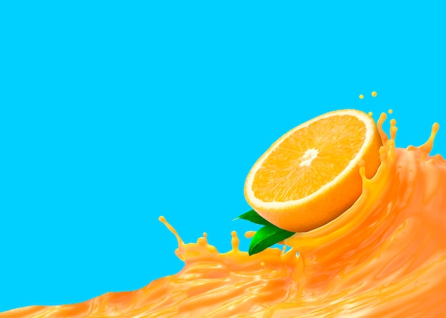 Fondo de jugo de naranja 2