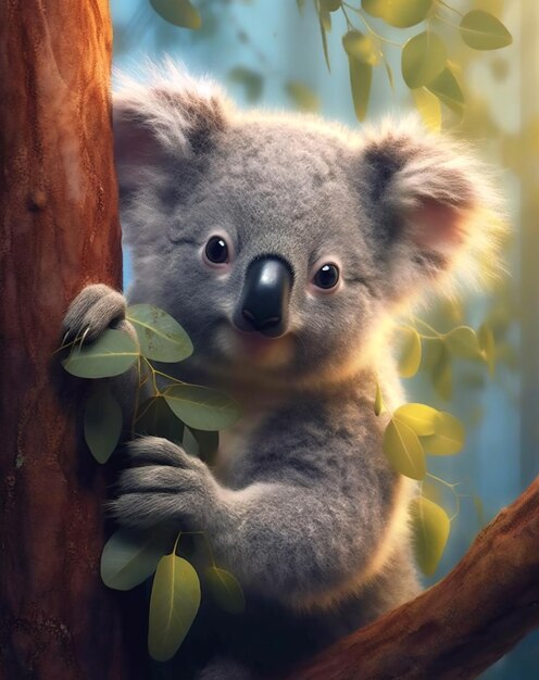 Foto el fondo para el koala