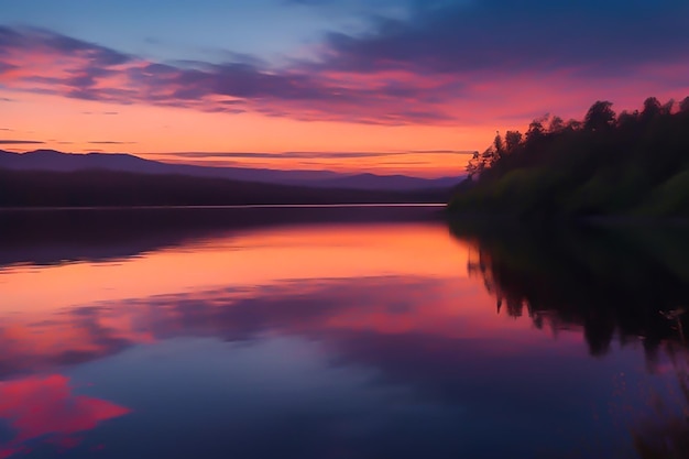 fondo del lago Generado por IA