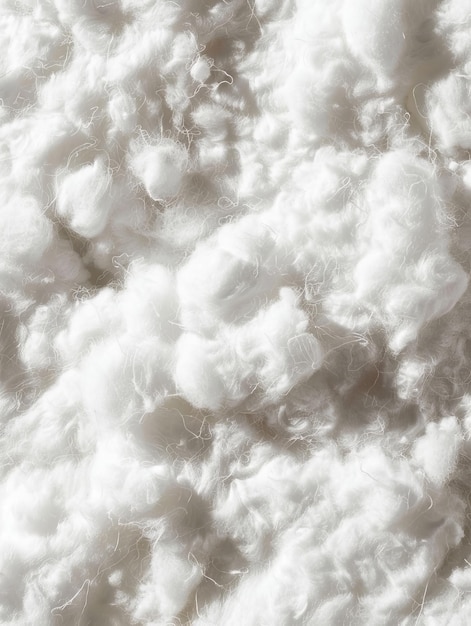 Foto el fondo de lana de algodón