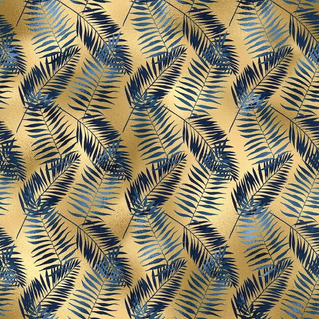 El fondo del leopardo azul y dorado