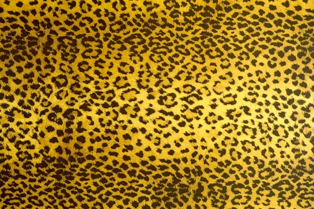 Foto fondo de leopardo con manchas negras con un tinte amarillo