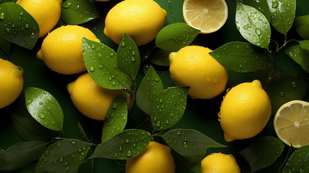 Fondo de limón