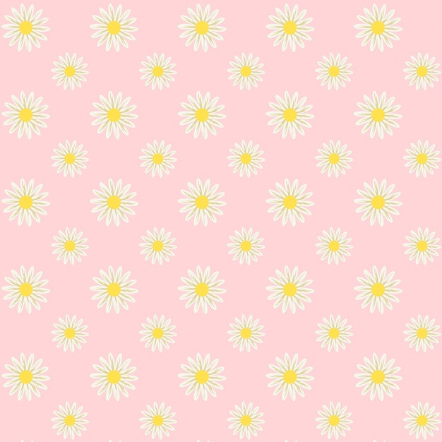 Fondo lindo de flores rosadas margaritas