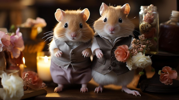 fondo lindo hamsters