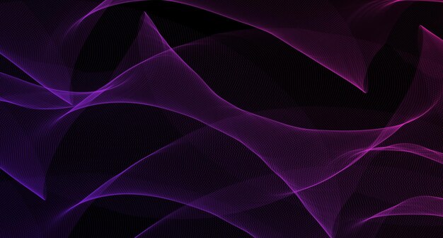 Fondo de línea gráfica abstracta tono púrpura